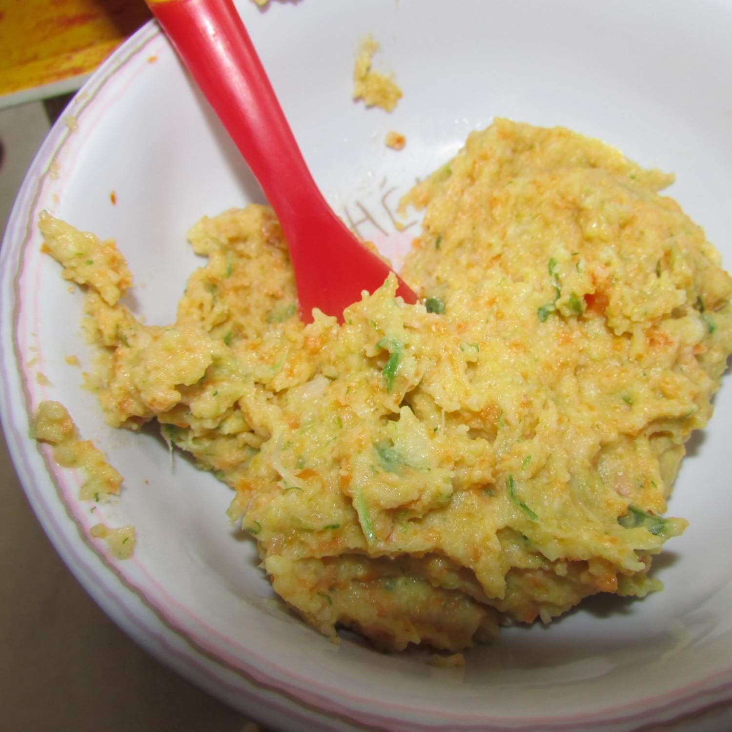 polenta aux petits légumes et knaki