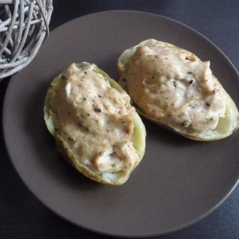 Pommes de terre farcies à la brandade de morue
