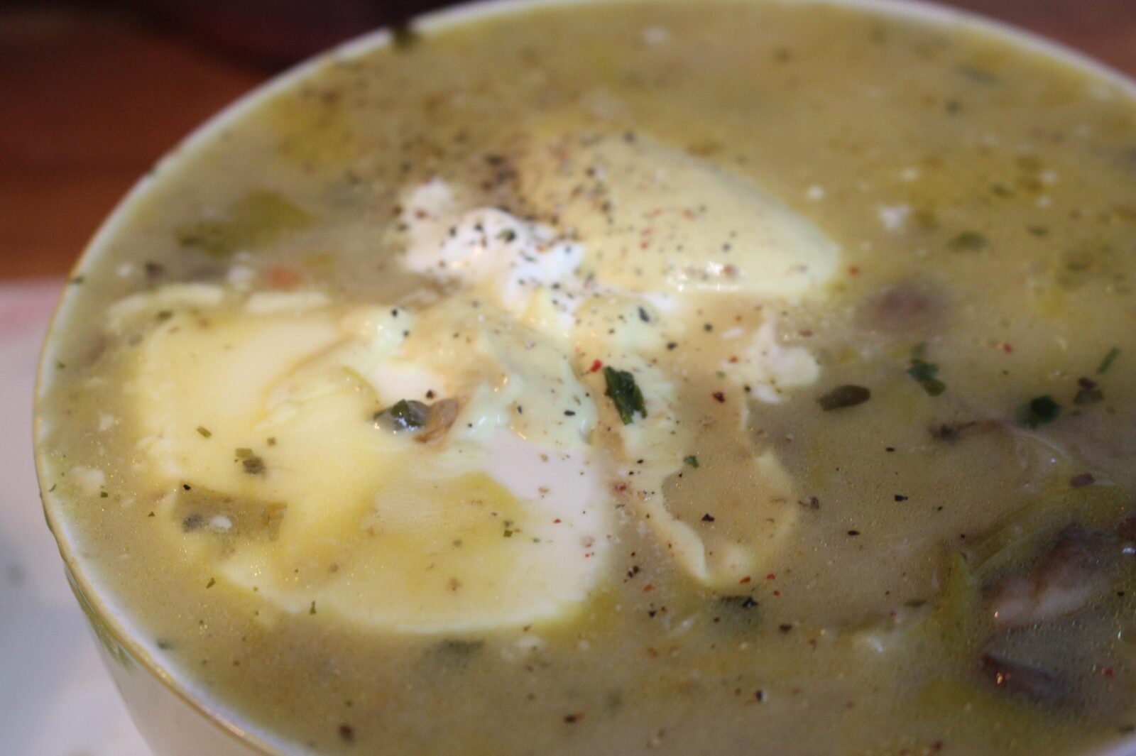 Potage à la moutarde