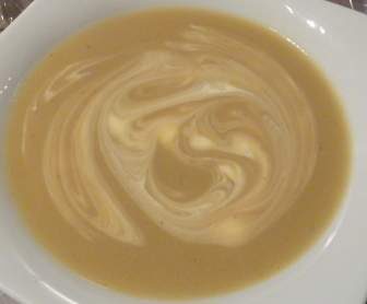 Potage de chou-fleur à l'indienne