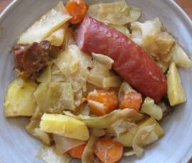 Potée au chou à la caille