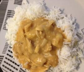 Poulet curry ananas