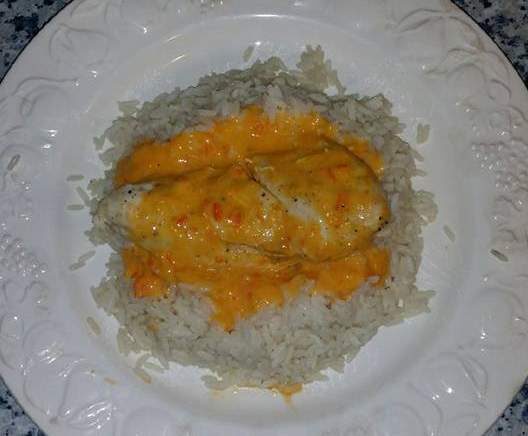 poulet sauce poivrons