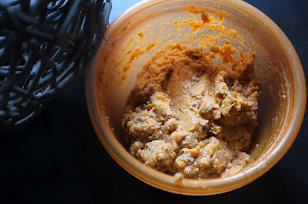 Purée à l'italienne pour bébé (boulgour, carotte, tomate, courgette)