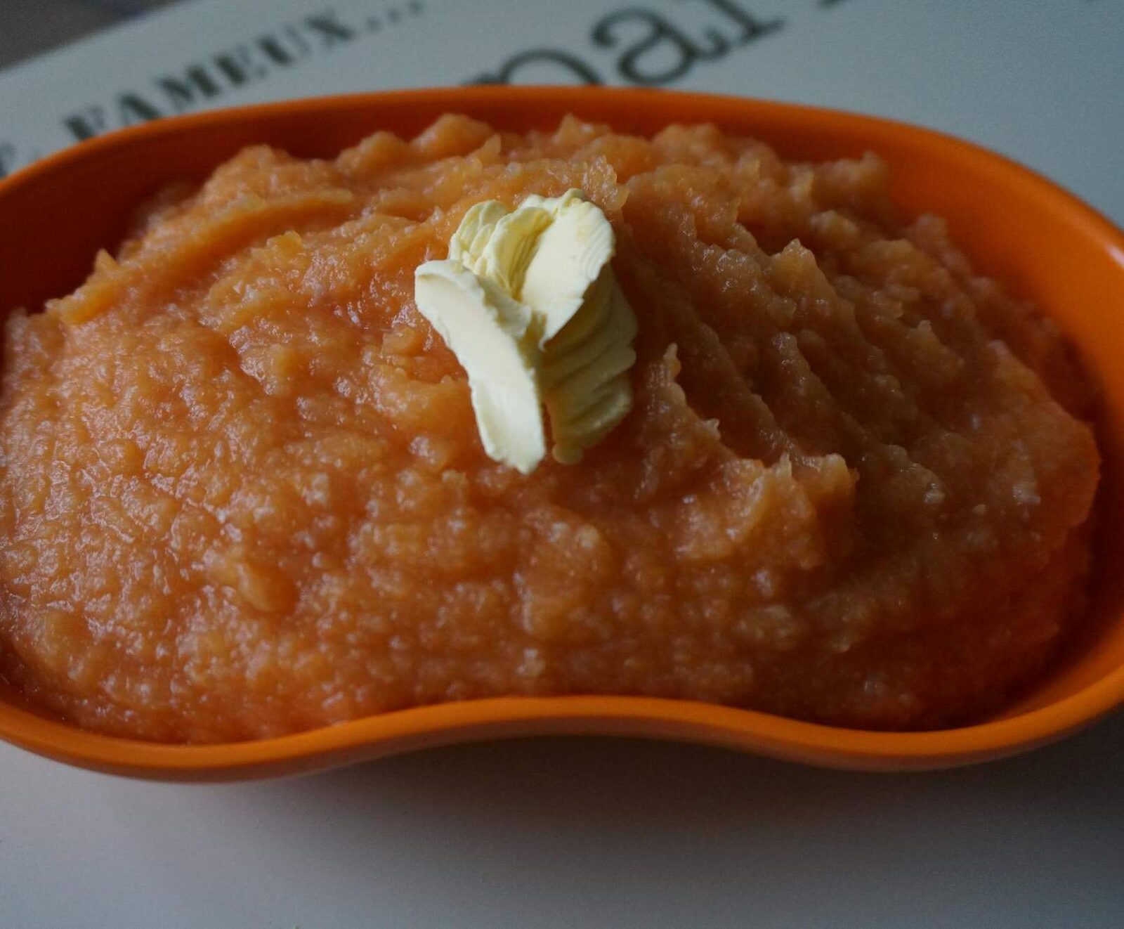 Purée bébé carotte et pomme de terre et jambon blanc