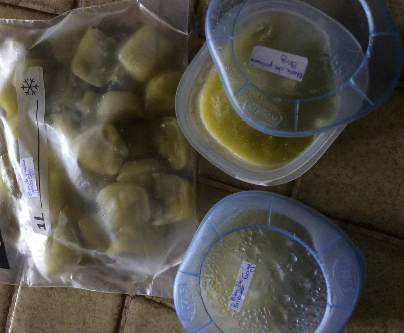 Purée blanc de poireaux pour bébé à partir de 4 mois