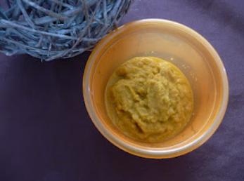 Purée carottes aubergines pour bébé