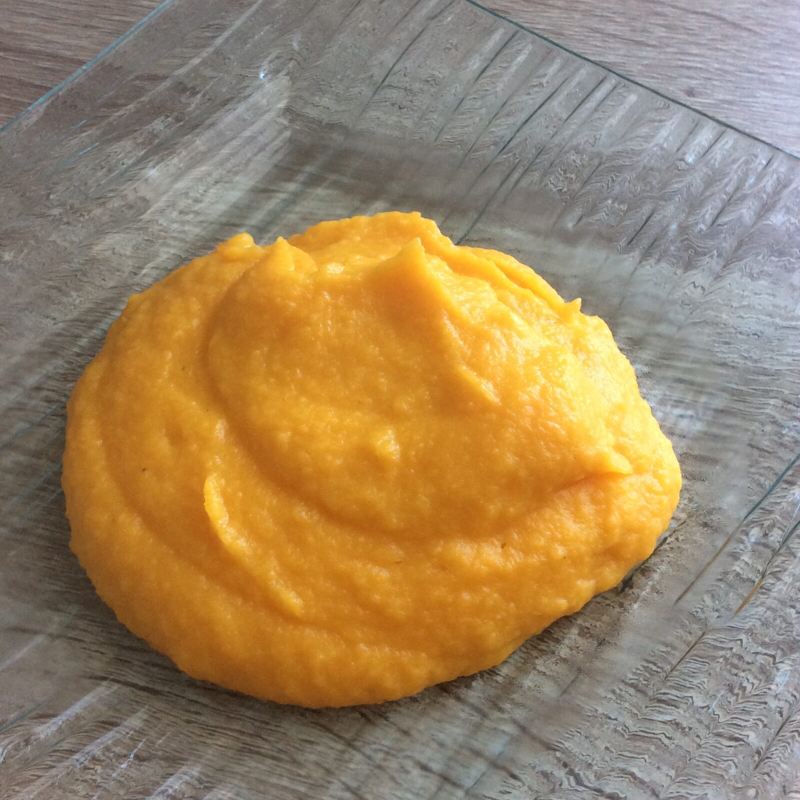 purée carottes, patates douces, pommes de terres