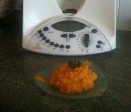 Purée de carottes et pomme de terre au curcuma