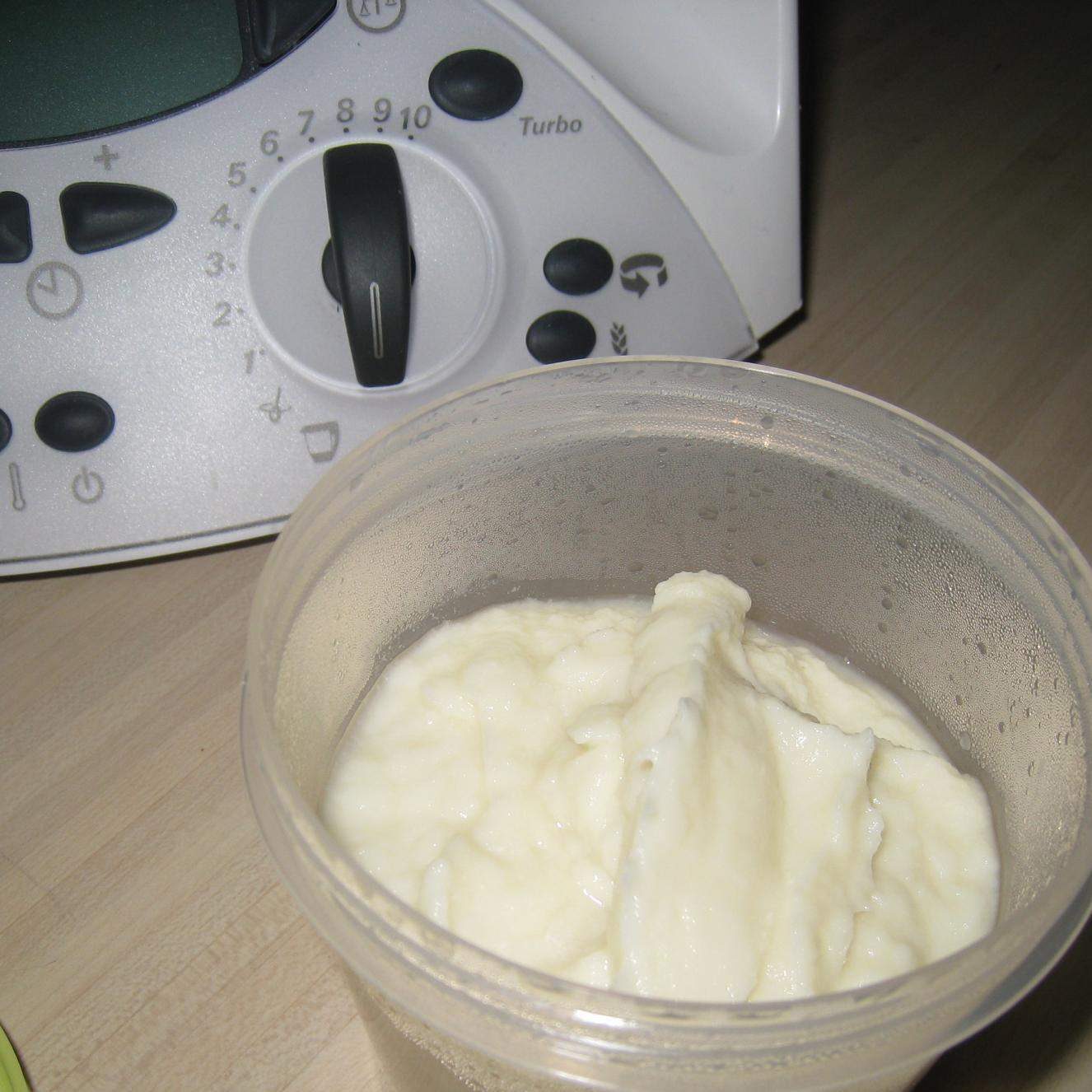 Puree de chou-fleur au fromage de chevre