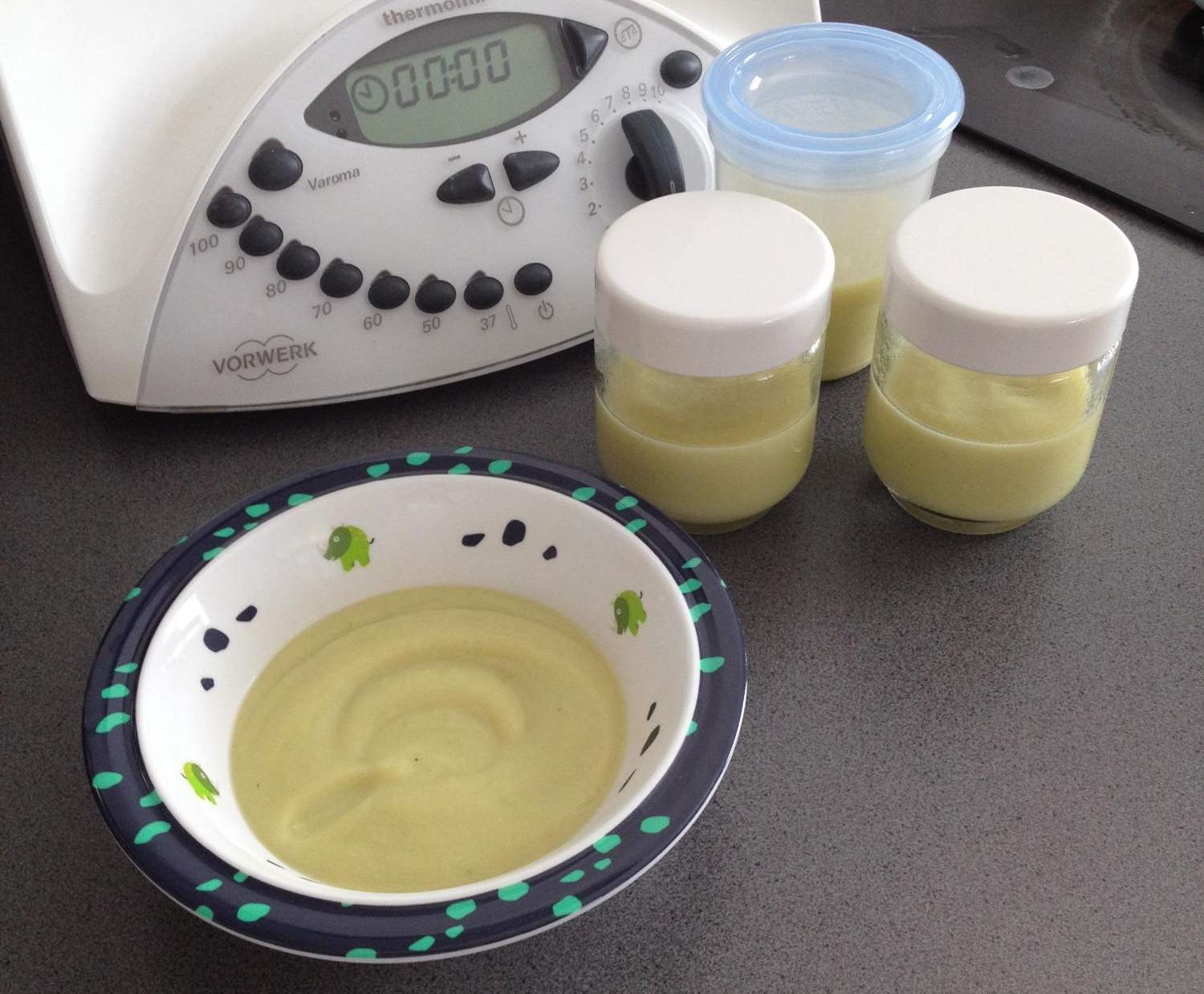 Purée de courgettes à la dinde (pour bébé)