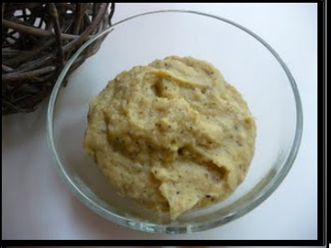 Purée de courgettes au gruyère