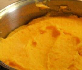 Purée de pommes de terre, panais, potiron