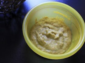 Purée haricots, carottes et pommes de terre pour bébé