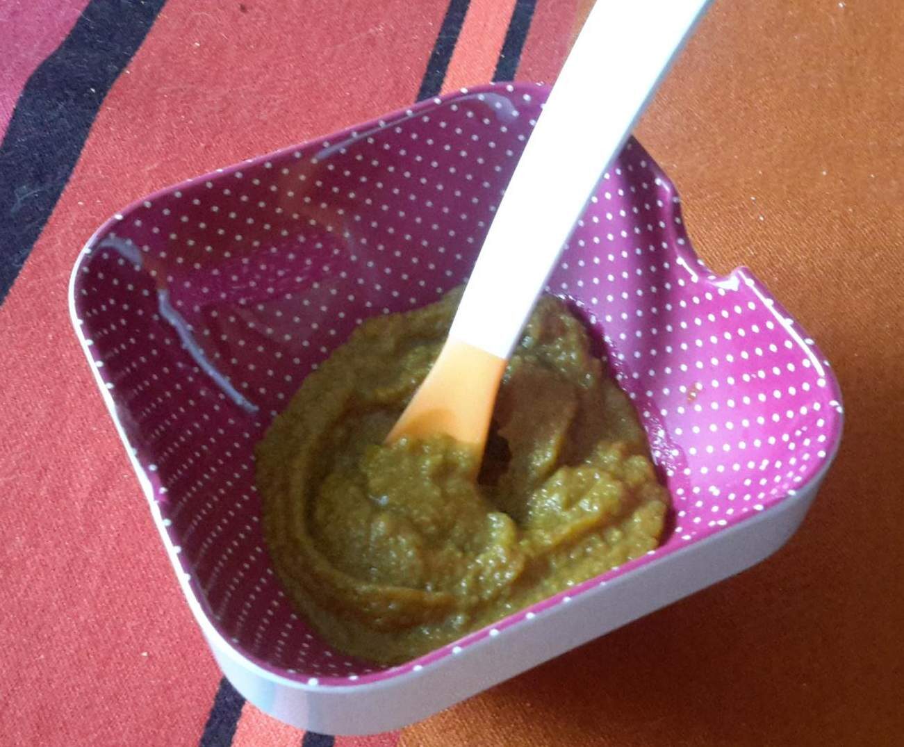 purée petits pois carottes