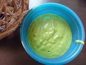 Purée poireaux, blettes et pommes de terre pour bébé