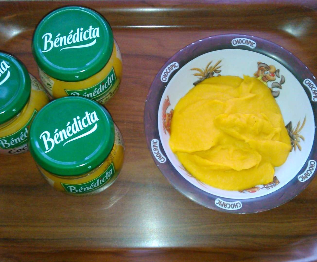 Purée Potiron, Carotte, PDT & Kiri