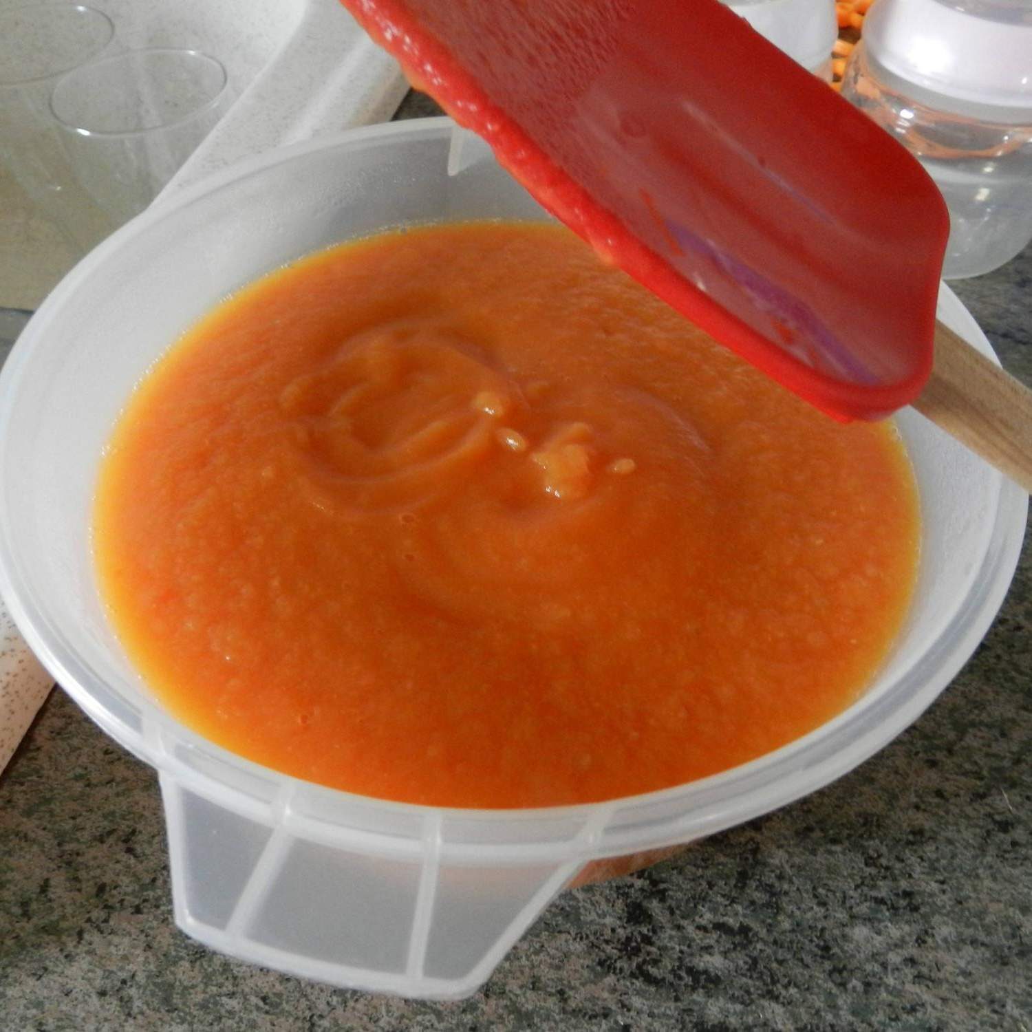 Purée Tomates, Courgette et Patates douces pour bébé