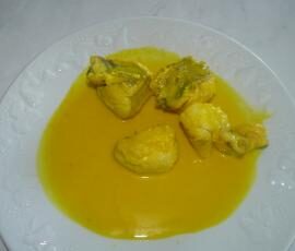 queue de lotte a l'orange