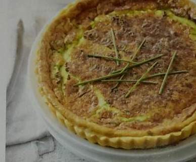 quiche au fromage et à la moutarde