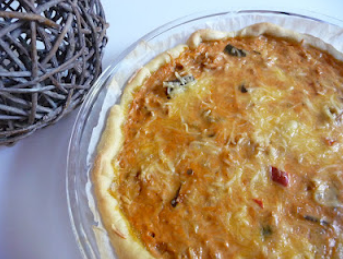 Quiche au thon et à la ratatouille