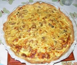 Quiche au thon et aux crevettes