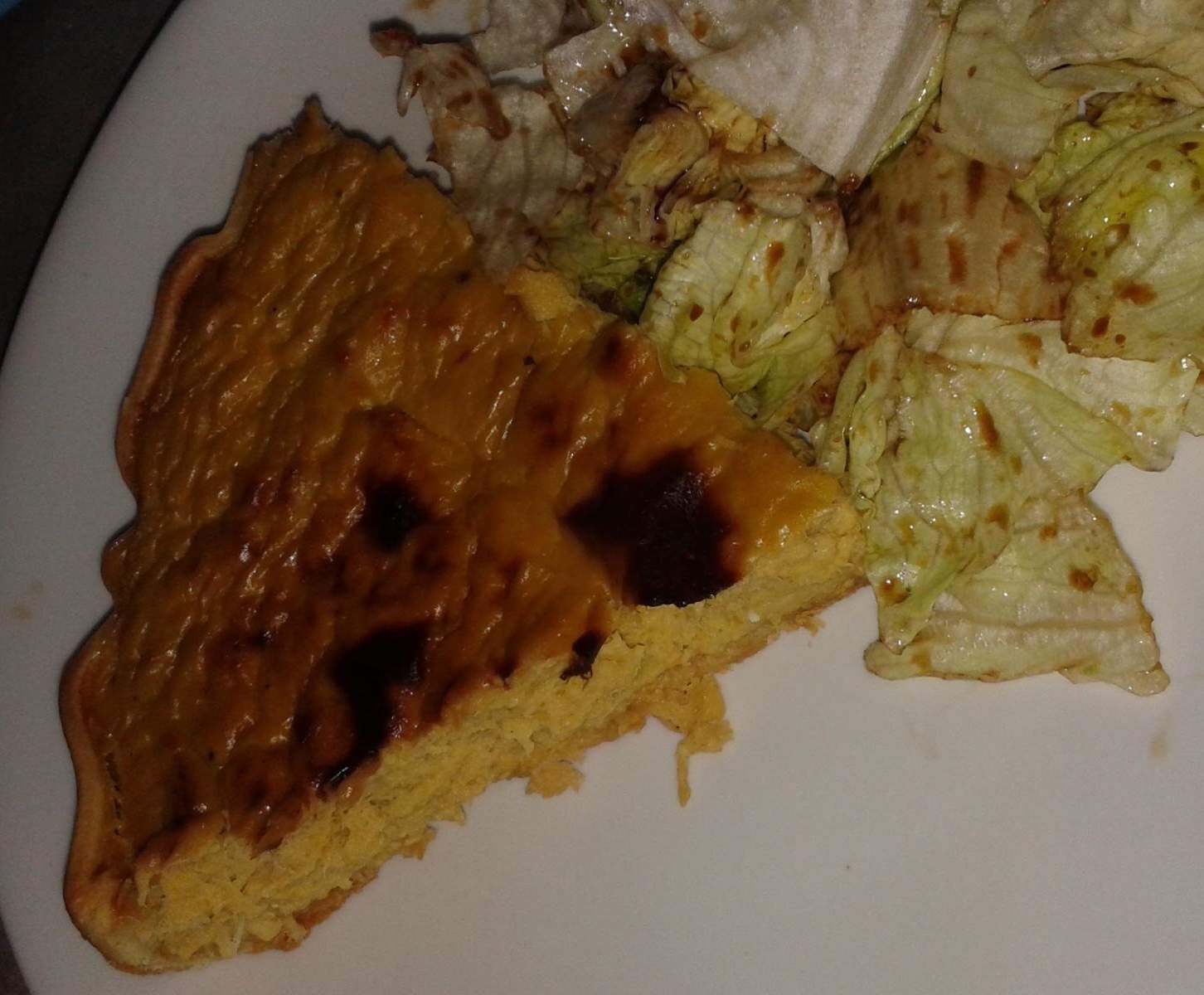 Quiche aux poireaux, butternut et thon