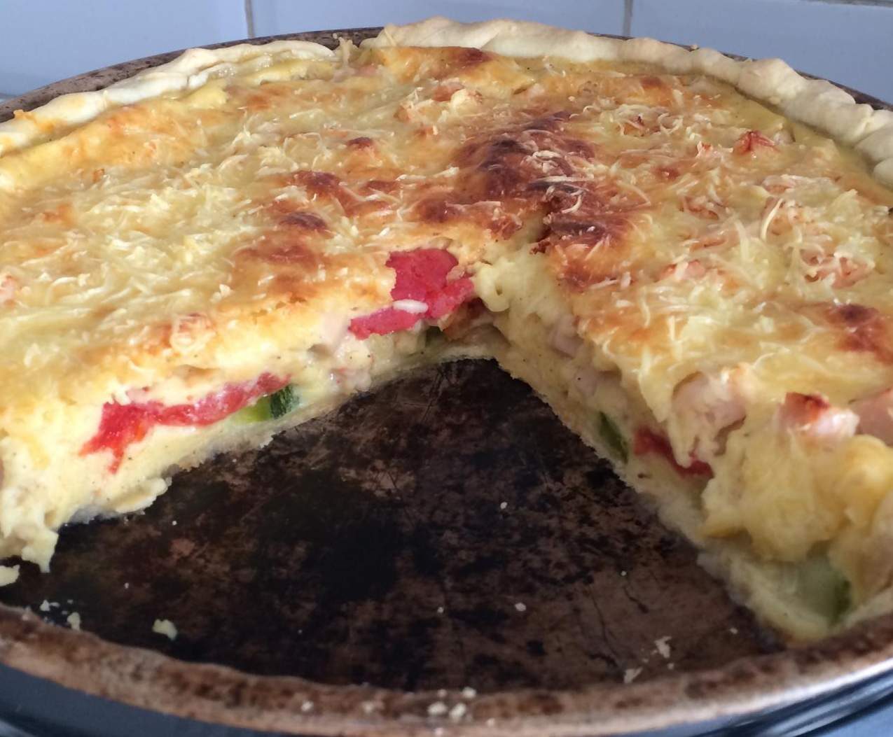 Quiche courgette