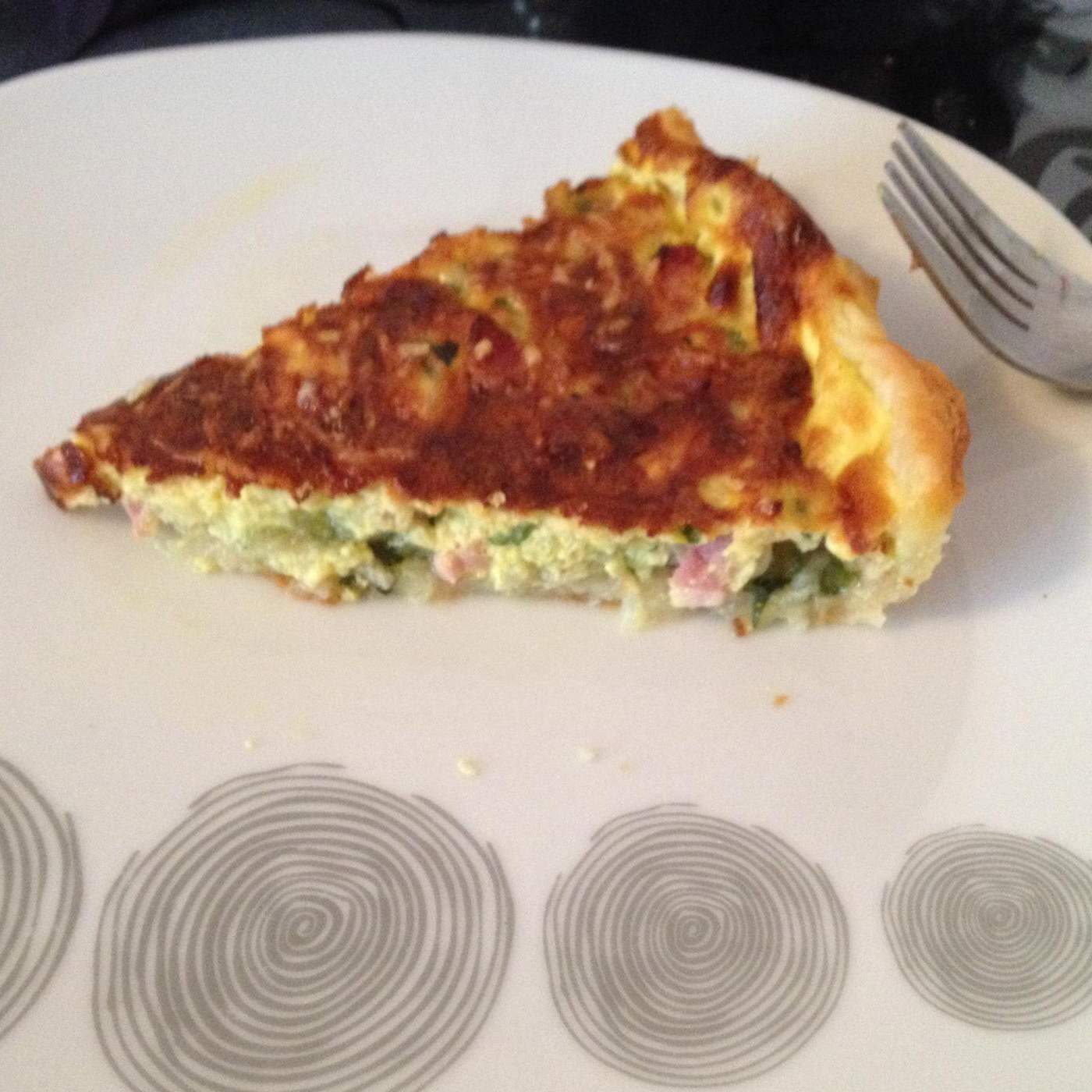 Quiche courgette / lardons