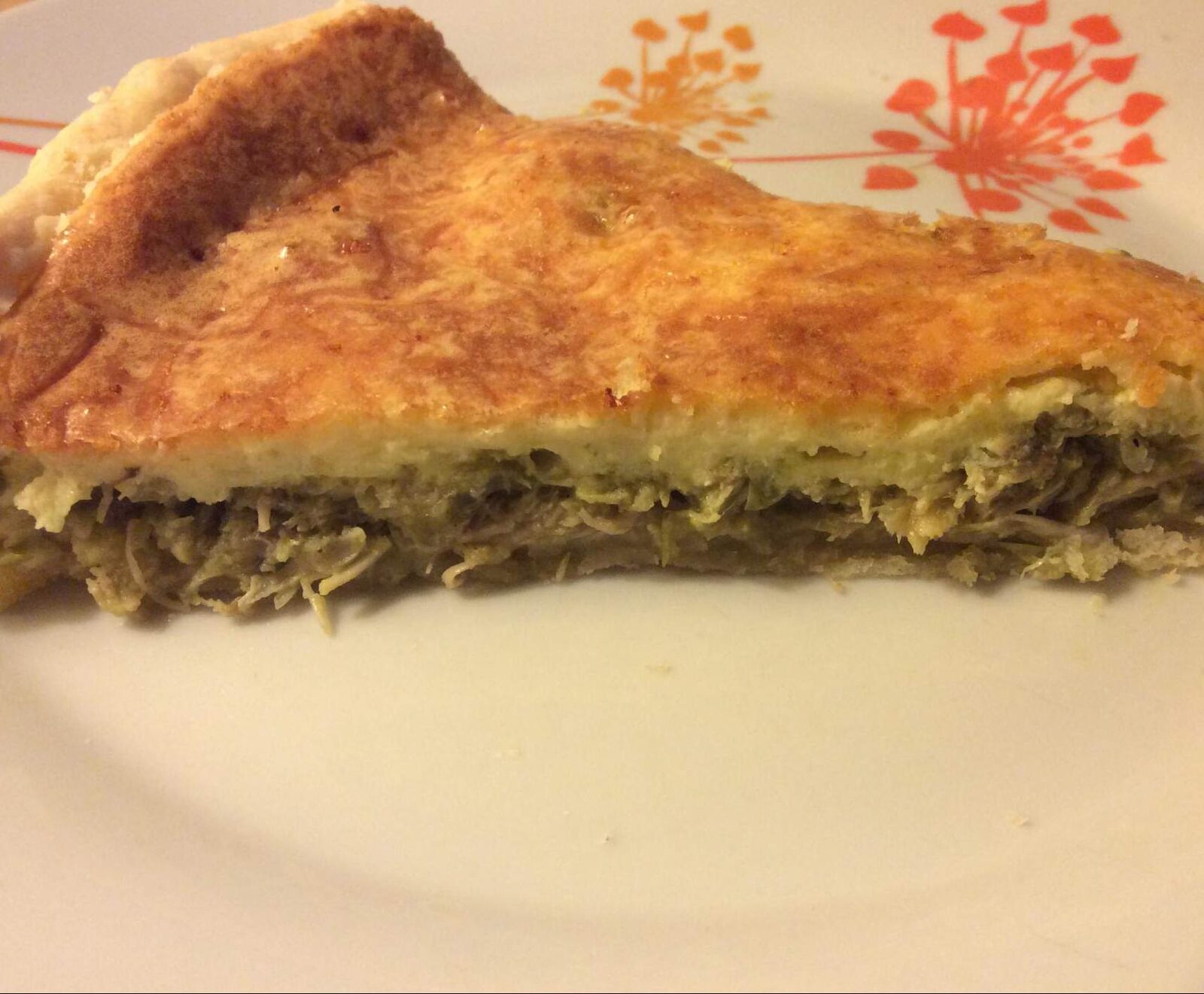 Quiche poivrons-poulet