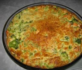 quiche rapide saumon/brocoli