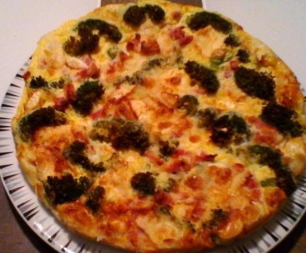 quiche sans pâte brocoli chèvre