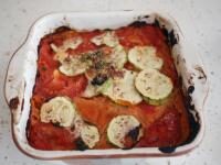 Quiche sans pâte tomate et courgette