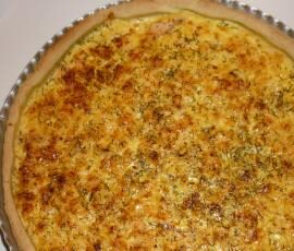 Quiche saumon frais, carottes, céleri branche
