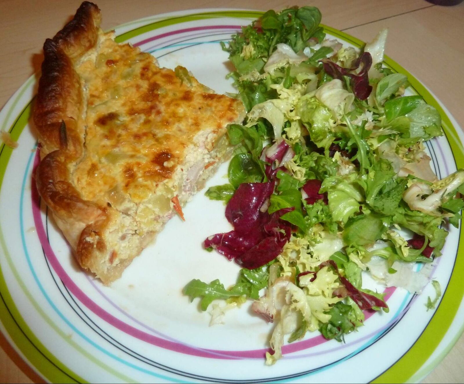 Quiches légumes/lardons