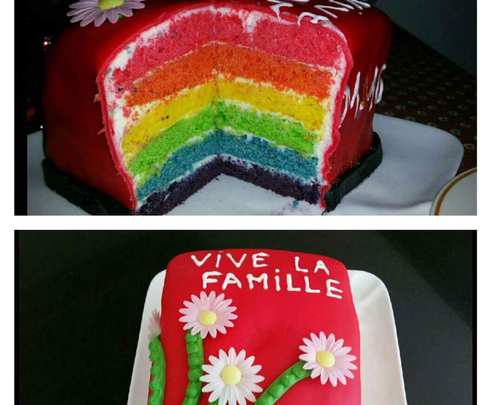 Rainbow cake
