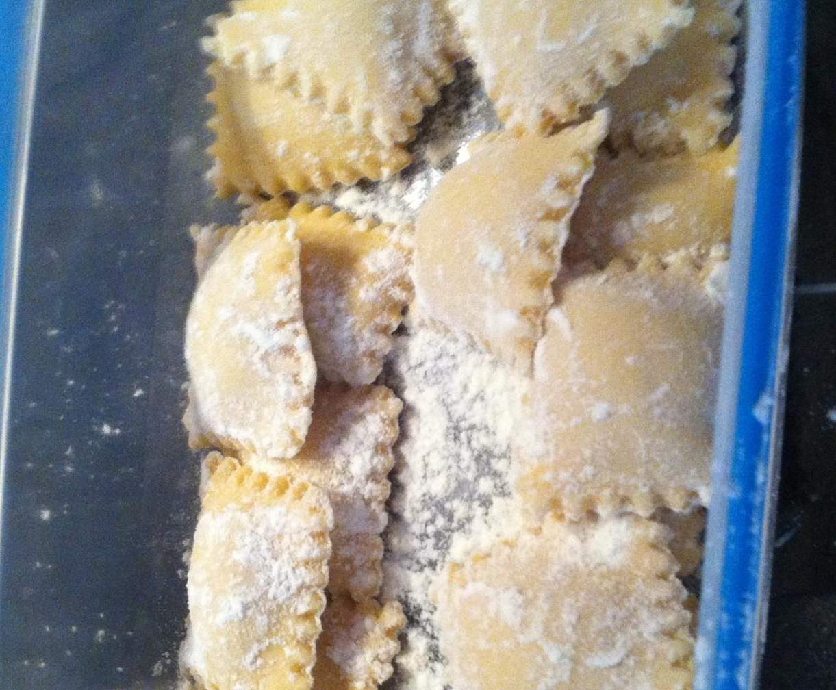 Ravioles au foie gras et cèpes