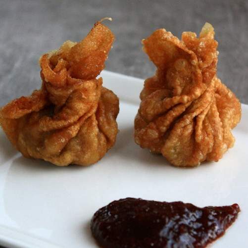 Raviolis chinois frits au boeuf