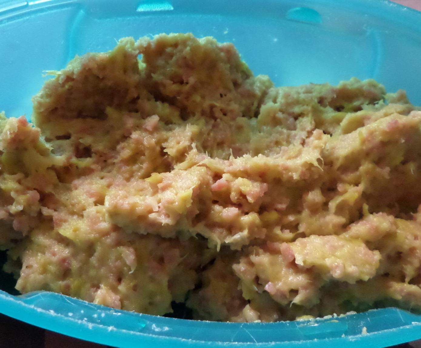 Rillettes de poireau au jambon