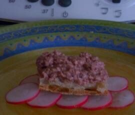 Rillettes roses de thon au pamplemousse