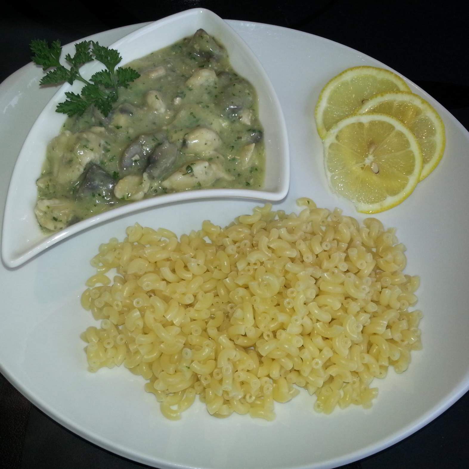 Ris de veau sauce poulette