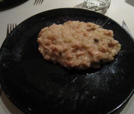 Risotto au blanc de poulet et champignons