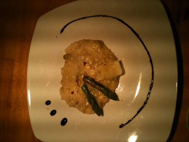 risotto aux asperges vertes fraiches