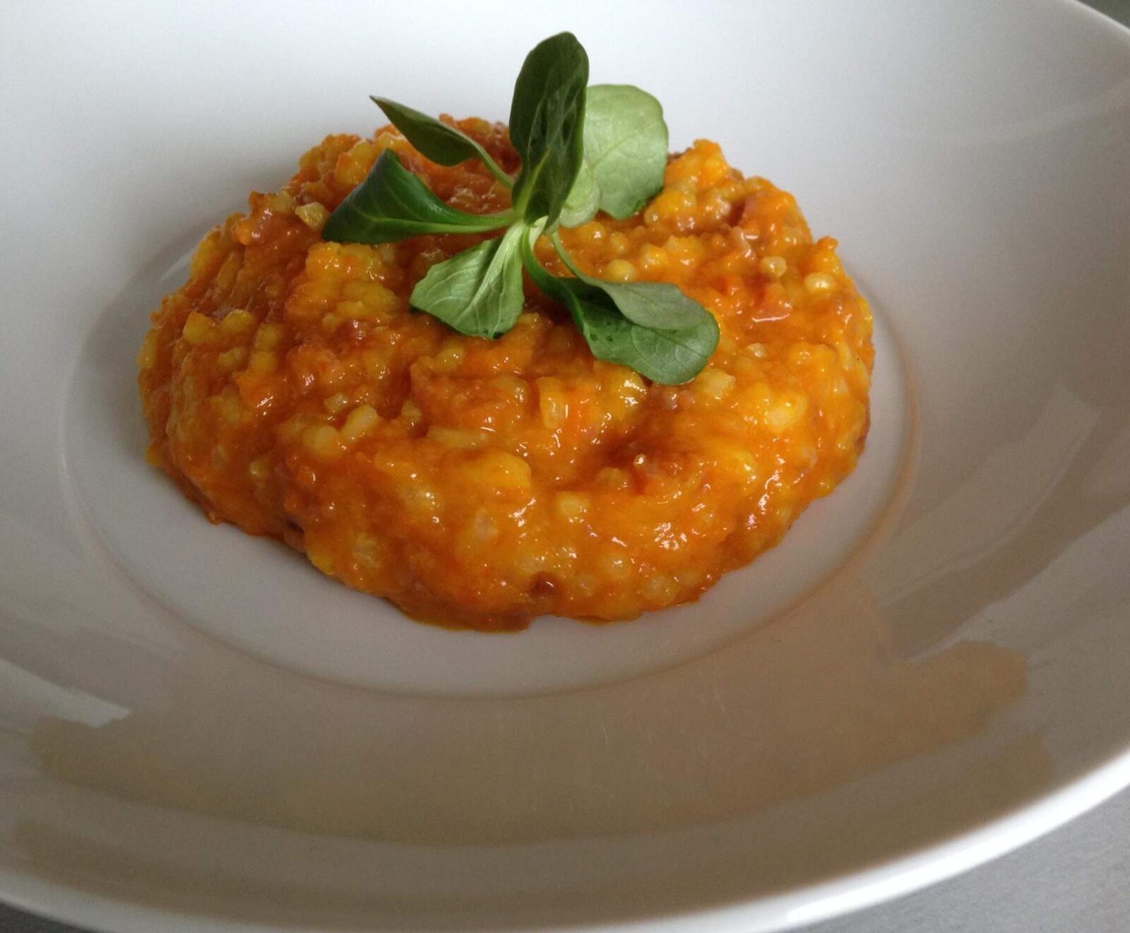 Risotto aux carottes et comté