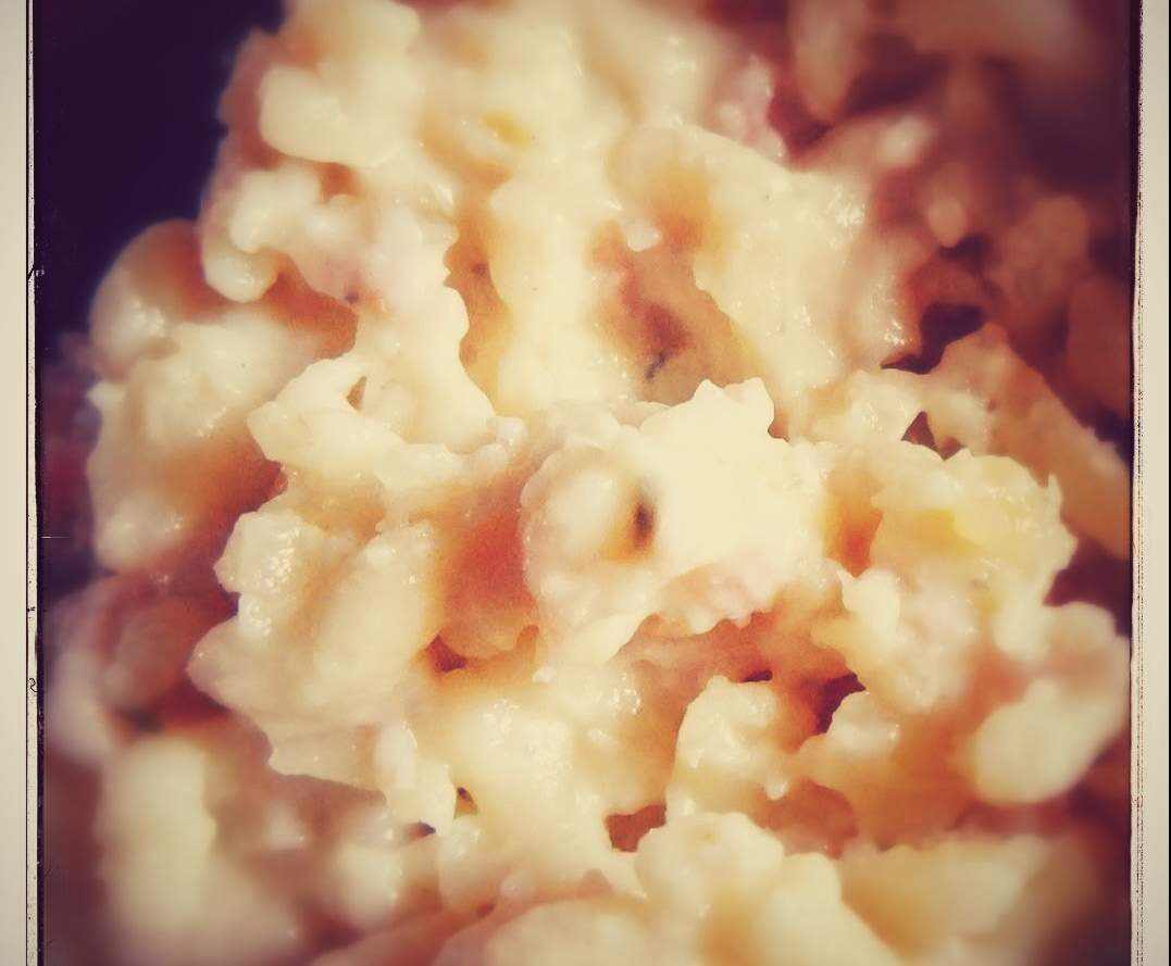 Risotto aux coquillettes et jambon