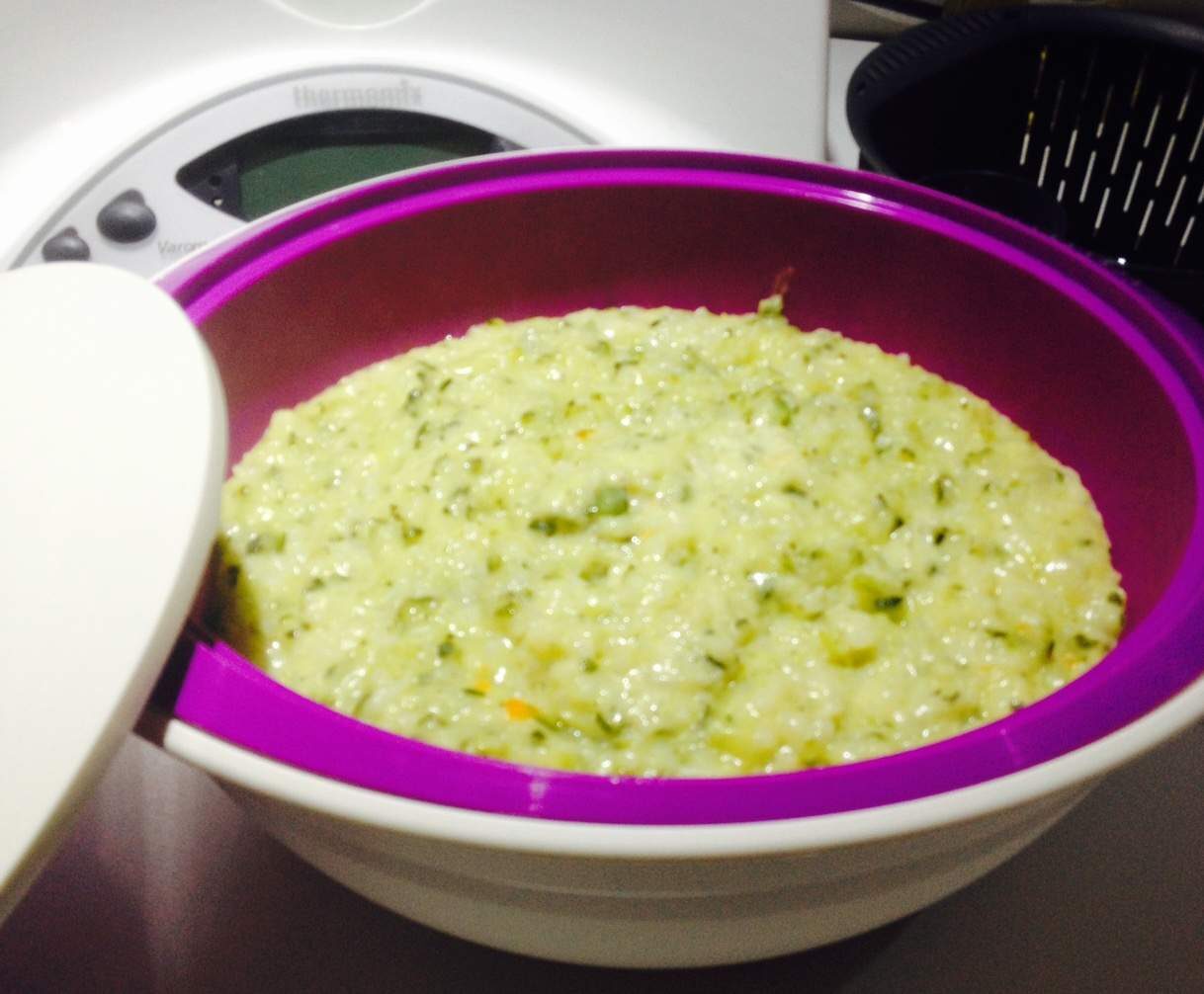 Risotto aux courgettes et au safran