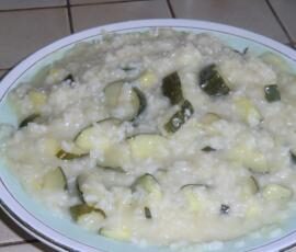 risotto aux courgettes