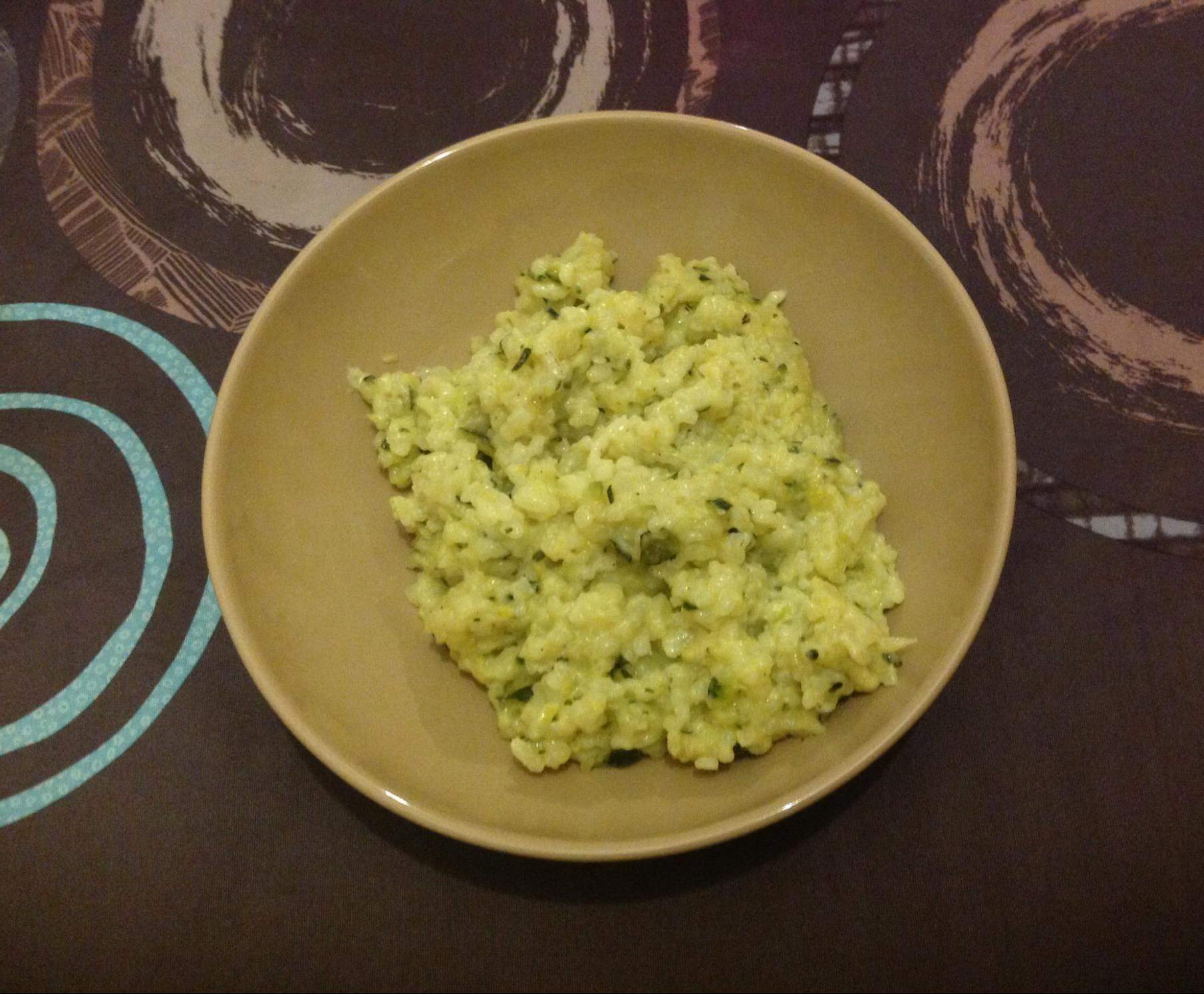 Risotto aux courgettes