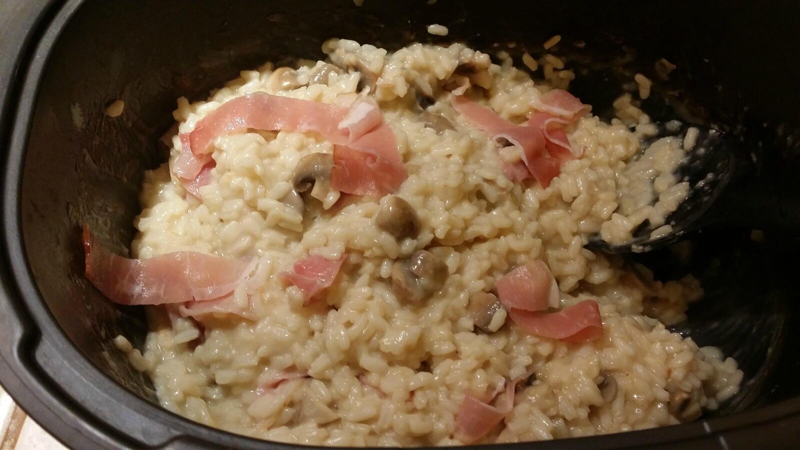 Risotto Champignon Jambon cru