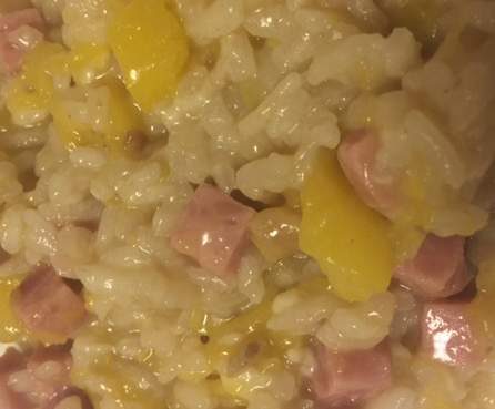 Risotto courge et marrons